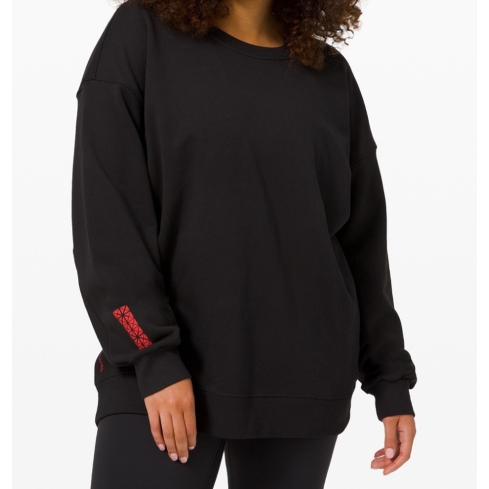 Lululemon Membership Perfectly Oversized Crew Sz 4